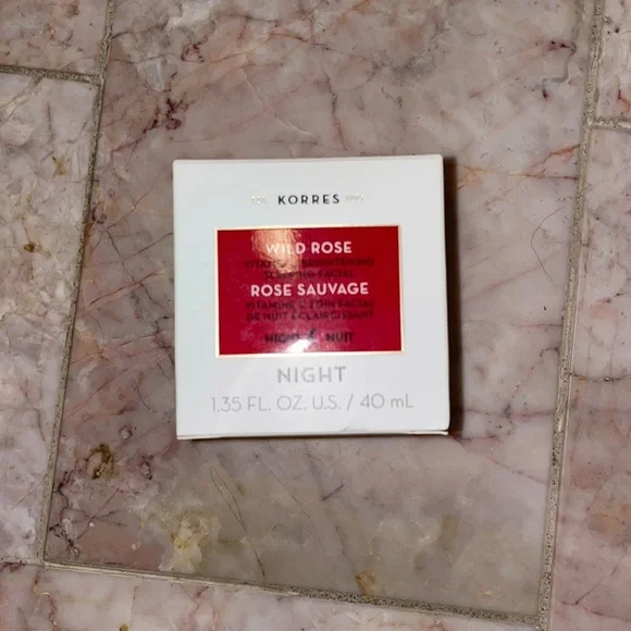 Brand New Korres Wild Rose vitamin C brightening sleeping Facial - Picture 1 of 3